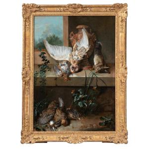 Nature Morte De Petit Gibier Attributed To Jean Baptiste Oudry And His Workshop.