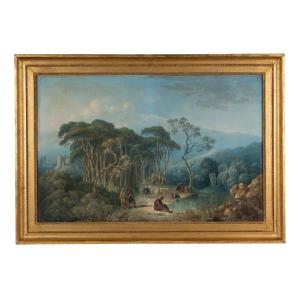 Louis François Cassas (1756-1827) - Oriental Landscape