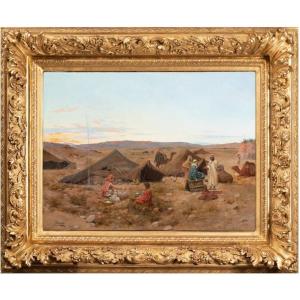 José Alsina (1850-1920) The First Fire Of The Year