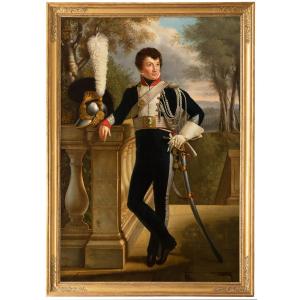 Portrait Of An Officer – French School, Early 19th Century