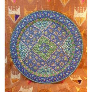 Syrian Enameled Dish