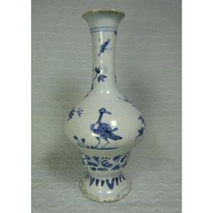 Small Rose Vase, Nevers, Circa 1720-1750.
