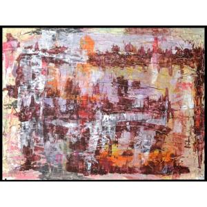 Ten Paintings From Erwin Steinbach Mixt Techniques (1964-) On Canvas Or Wood