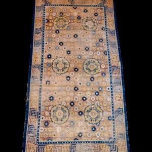Old Kashgar, 162 X 302 Cm, Hand-knotted Wool In Eastern Turkestan, Late 18th - Early 19th Century
