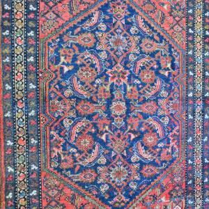 Malayer Rug, Persian, 105 Cm X 142 Cm, Hand-knotted Wool Circa 1930-1940 In Iran, In Good Condition