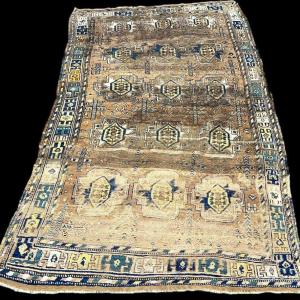 Old Kurdish Herki Kilim, 148 X 235 Cm, Wool On Wool Hand-knotted In The 19th Century, Anatolia Or Iraq