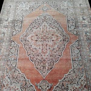 Old Tabriz Rug Called Hadji Jalili, 133 X 200 Cm, Hand-knotted Wool Circa 1880, Iran, حاجي جليل