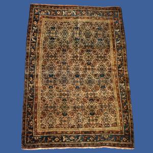Antique Bidjar Rug, 134 Cm X 196 Cm, Hand-knotted Wool In Iran, Persia, Late 19th Century