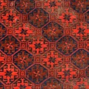 Antique Merkan Rug, 105 X 167 Cm, Hand-knotted Wool On Wool, Central Asia, Mid-19th Century