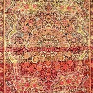 Kirman Carpet Circa 1880, 136 X 179 Cm, Hand-knotted Wool In Persia, Iran, Kajar Dynasty