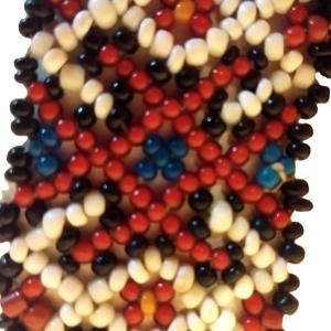 Young Girl's Belt In Glass Beads, 1950, Morocco, Good Condition