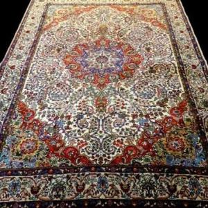 Tabriz Rug, 200 X  303 Cm, Hand-knotted Kork Wool Circa 1980, Iran, Beautiful Persian 