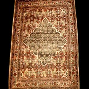 Tabriz Hadji Jalili Rug, 122 X 182 Cm, Hand-knotted Wool & Silk, Iran, Persia, Qajar, 19th Century