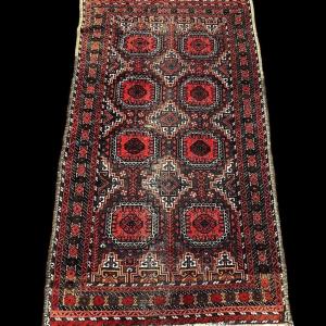 Baluchi Rug, 95 X 158 Cm, Wool On Wool, Hand-knotted In The Mid-20th Century, Afghanistan