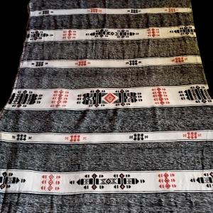 Berber Blanket, Virgin Wool, 155 X 250 Cm, Woven By Women, Atlas, Morocco, 1970-1980