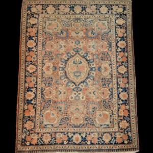 Tabriz Rug, 139 X 186 Cm, Hand-knotted Wool, Iran, Qajar, Late 19th Century, Good Condition