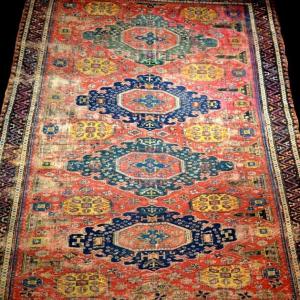 19th-century Soumak Kilim, 224 X 284 Cm, Azerbaijan, Caucasus, Hand-knotted Wool/wool