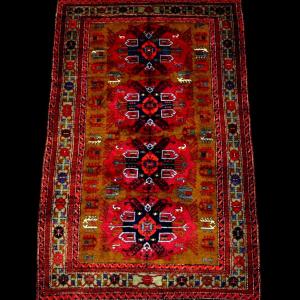 Derbent Rug, Caucasus, 138 X 226 Cm, Hand-knotted Wool Circa 1980, Perfect Condition