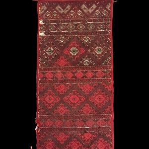Antique Caucasian Rug, Near Anatolia, 68 X 29 Cm, A Small Antique Hand-knotted Masterpiece