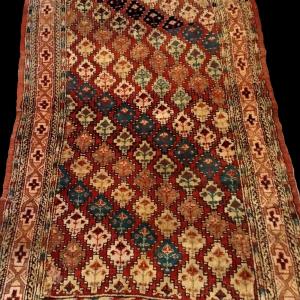 Kazak Rug From The Caucasus, 114 X 202 Cm, Hand-knotted Wool, Early 20th Century, Good Condition