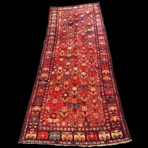 Caucasus Gallery Carpet, 135 X 338 Cm, Hand-knotted Wool, Dated 1891, Signed, Very Good Condition
