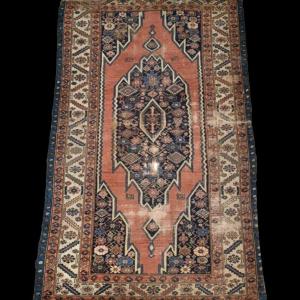 Maslaghan Carpet, 124 X 198 Cm, Hand-knotted Wool From Iran Under The Kadjar Dynasty, 19th Century