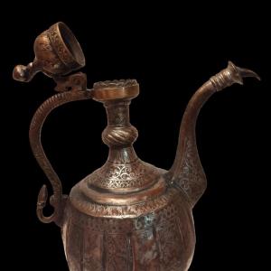 Ablutions Ewer, 19th Century, Bukhara Region, Uzbekistan, Collectible Condition