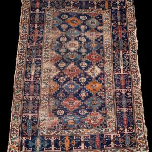 Chechen Carpet, Tchi Tchi, 123 X 174 Cm, Hand-knotted Wool, Tchetchenia, Caucasus, 1800 - 1850