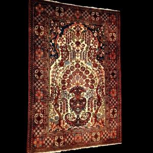 Tehran Carpet, 138 X 206 Cm, Hand-knotted Wool, Iran, Early 20th Century,1920-1930, Late Kadjar Dynasty