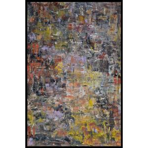 Erwin Steinbach Painting, 115 Cm X 75 Cm, France