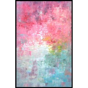 Erwin Steinbach (1964 - ) "les Azalées Sur La Mare" 115 Cm X 75 Cm