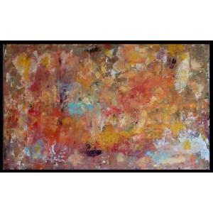 Erwin Steinbach (1964 - )"my House Under The Virgin Vign In Summer" 75 X 115 Cm, September 2020