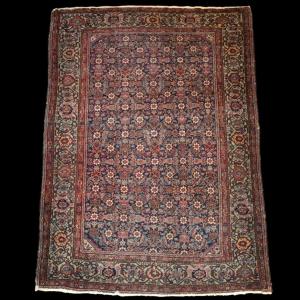 Old Persian Feraghan Rug, 131 Cm X 185 Cm, Iran, 19th Century, Good Condition Collection
