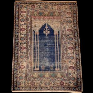 Prayer Rug With Twin Columns, Ladik, Turkey, 19th Century