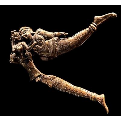 Brass Chisel For Areca Nut, Betel Quid, Rajasthan, India, 19th Century