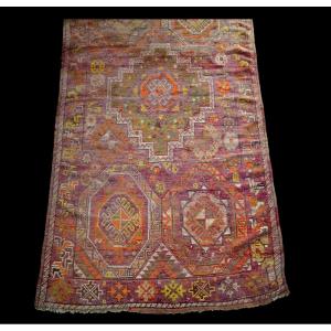 Fragment Of An Old Carpet, Beni Mguild, Maroc 156 Cm X 253 Cm, Hand Knotted, Late 19th Century, Good Condition