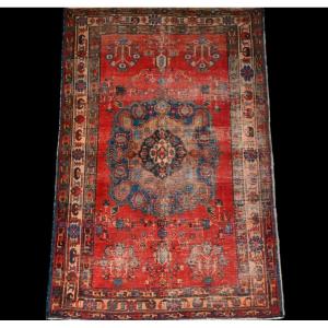Old Sirdjan Rug, 138 X 209 Cm, Hand-knotted Wool, Persia, (iran) Early 20th Century