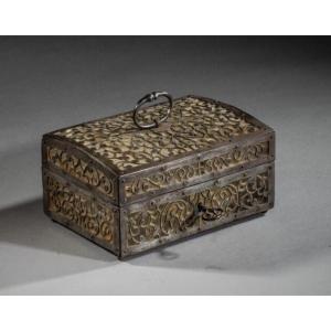 Openwork Wrought Iron Box, 17th Century