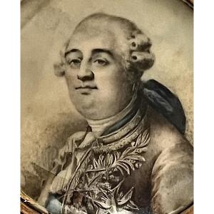 Miniature Portrait Of Louis XVI