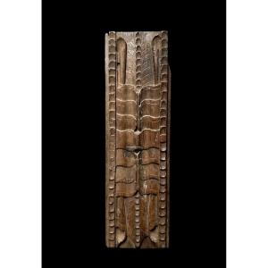 A Gothic Oak Linenfold Panel, 16th Century