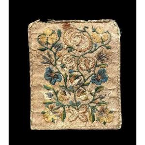 Embroidered Fragment Of A Scapular Of The Virgin Mary, 18th Century