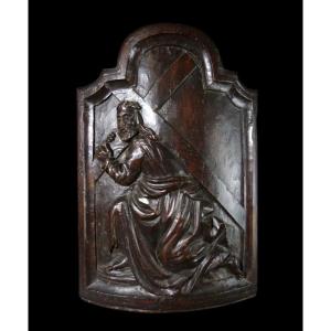 Tabernacle Door Depicting Christ Carrying His Cross, 17th Century