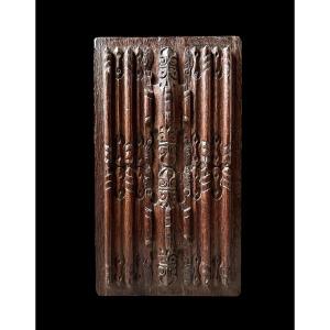 Renaissance Panel With Geometric And Stylized Motifs, 16th Century