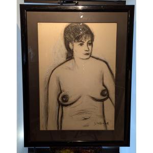 Rik Slabbinck - Lili Nue - Large Drawing 133x103cm