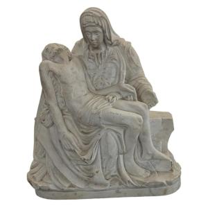 White Marble Pieta - Michelangelo - Circa 1930
