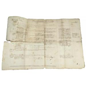 Very Large Family Tree - De May Family - Around 1780 - Oise