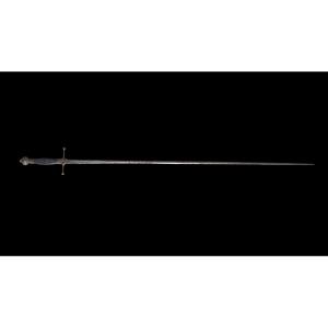 Sword With Blade Inscribed Inri - Maria - Late 16th Or Early 17th Century