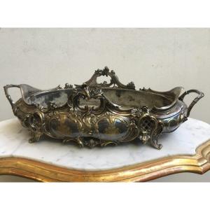 Silver-plated Planter, 19th Century