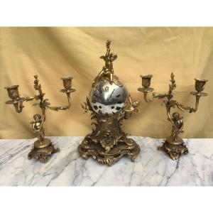 Napoleon III Trim, Gilded And Silvered Bronze