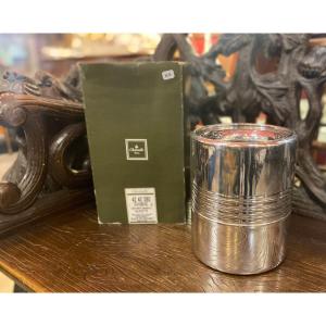 Christofle Glacette Cooler With 2 Removable Freezer Containers.